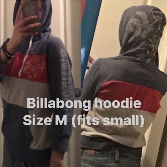 Billabong peace hoodie M (fits small) - Picture 4 of 4